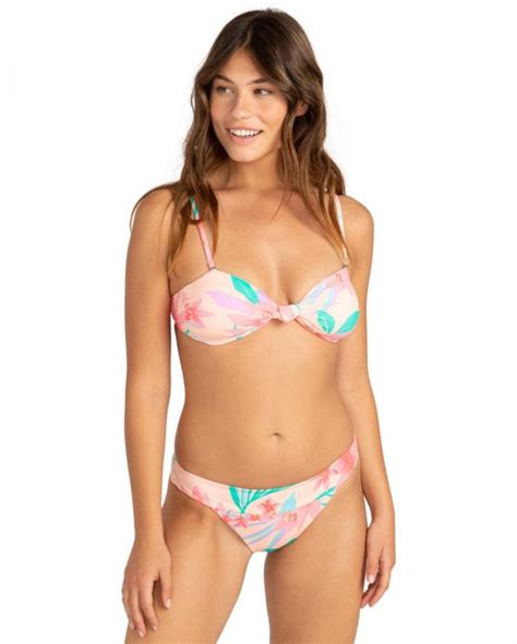 Mujer Billabong Lost In Daydream Bandeau Top De Bikini Multi