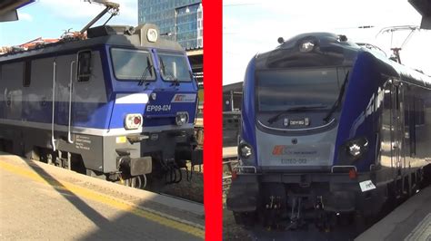 Lokomotywy EP09 I EU160 PKP Intercity Warszawa Zachodnia YouTube