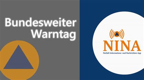 H LlAnzeiger Bundesweiter Warntag Am 12 September