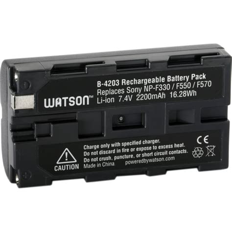 Watson NP F550 Lithium Ion Battery Pack 7 4V 2200mAh B 4203