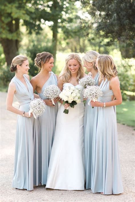 30 Bridesmaids Dresses In All Shades Of Blue Weddingomania