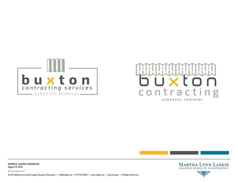 Buxton Contracting Logo Design on Behance