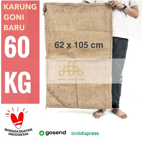 Jual Karung Goni Baru 60 Kg Karung Goni Polos 62x105 Cm Burlap Sack