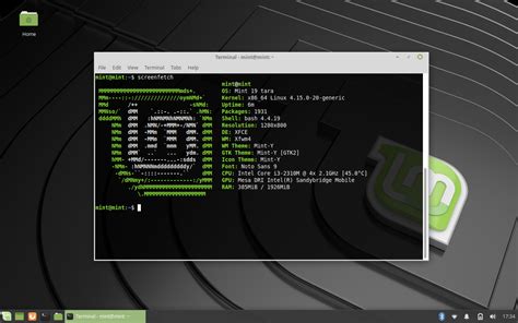 Linux Mint 19 Xfce Edition Screenshots