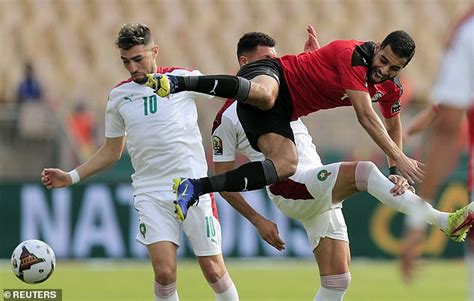 مصر تهزم المغرب وتبلغ نصف نهائي كأس أفريقيا صور التأمل