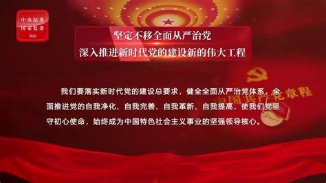 从二十大报告看未来中国 坚定不移全面从严治党 深入推进新时代党的建设新的伟大工程腾讯视频