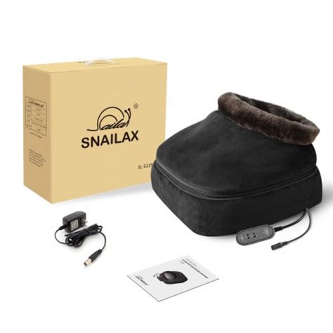 Snailax 2 In 1 Kneading Shiatsu Foot Warmer And Back Massager Sl 522s 1