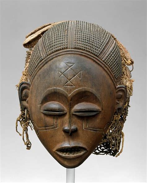 Mask Female Pwo Chokwe Peoples The Metropolitan Museum Of Art