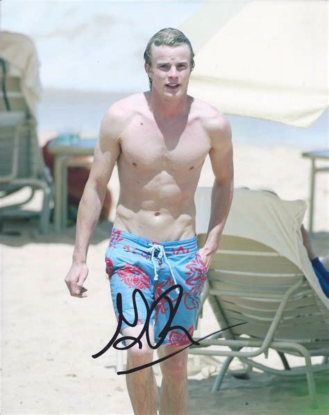 Graham Rogers Signed Autographed X Photo Sexy Shirtless Actor Gay