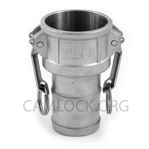 Stainless Steel Camlock Coupling Type C Union Off