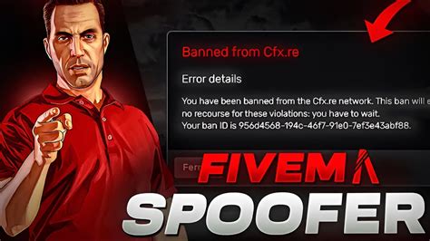 How To Get Unbanned From FiveM Global Server Bans FIVEM SPOOFER