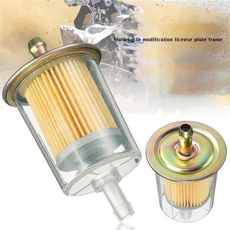 Wenxuan Motorcycle Inline Gas Petrol Fuel Filter 8mm 38 Pipe Tractor