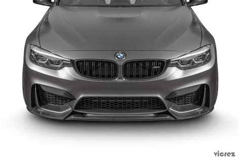 Vicrez V R Carbon Fiber Front Lip Splitter Vz Bmw M F F