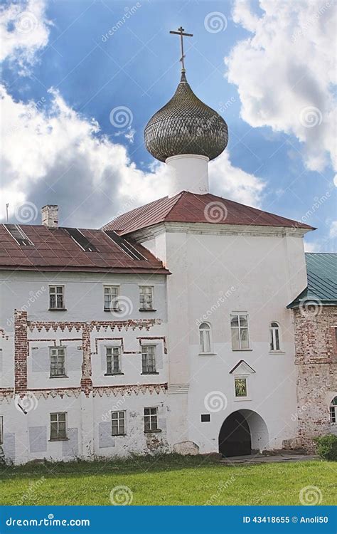 La Iglesia Del Anuncio En El Monasterio De Solovetsky Imagen De Archivo