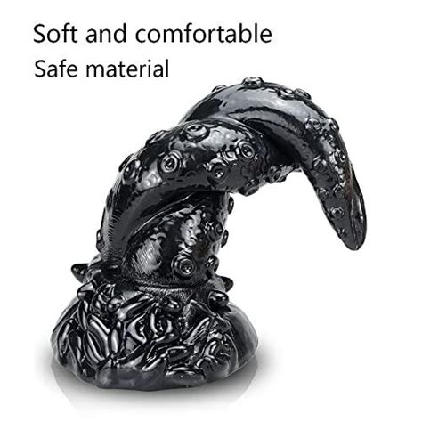 Consolador Anal Negro Con Ventosa Consolador Ultrasuave Para Mujeres