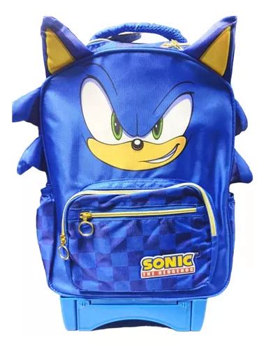 Mochila Sonic Primaria Con Carro De Niño a Original Ruz Envío gratis