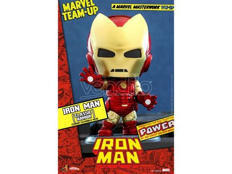 Marvel Comics Cosbaby s Minifigur Iron Man klassische Rüstung cm Hot Toys