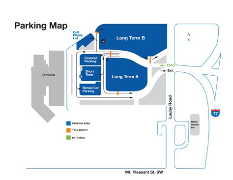CAK Airport Map | Akron-Canton Airport » Akron-Canton Airport