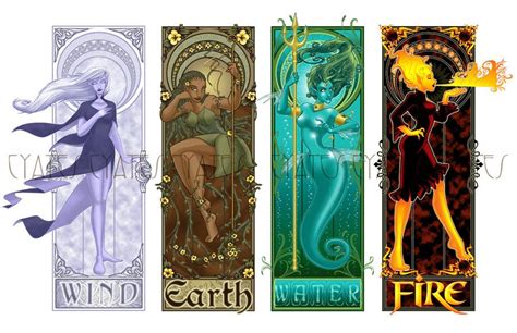 The Four Elements Art Fantasy Art Artwork