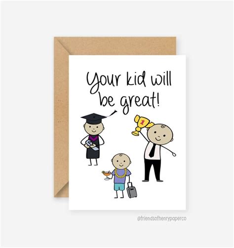 Funny New Baby Card Funny Baby Card Baby Congratulations | Etsy