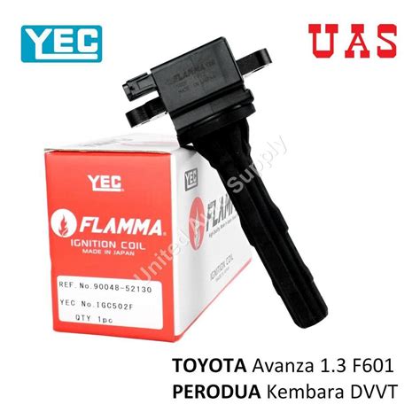 Yec Flamma Ignition Plug Coil Igc F For Toyota Avanza F Perodua