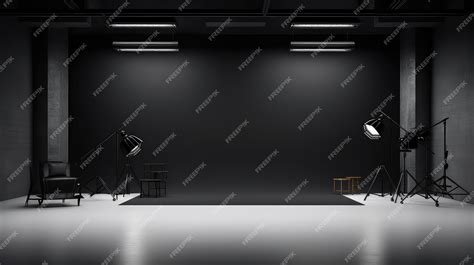 Premium Photo | Photography black studio background