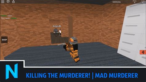 Killing The Murderer Roblox Mad Murderer Youtube