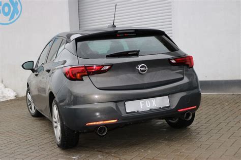 Fox Duplex Sportauspuffanlage Ab Kat Opel Astra K Schr Gheck Bj Ab