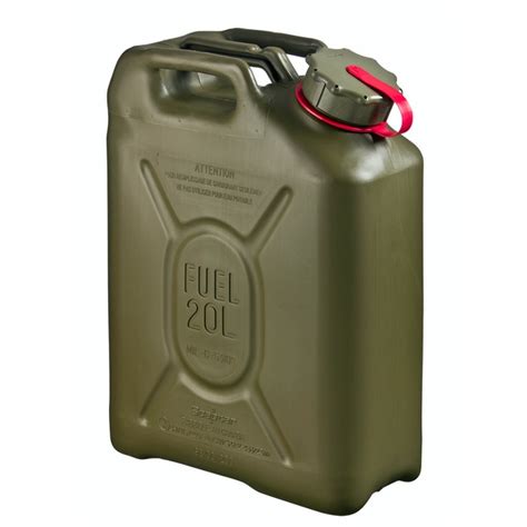 Litre Scepter Fuel Can Olive Drab With Red Strap Wavian