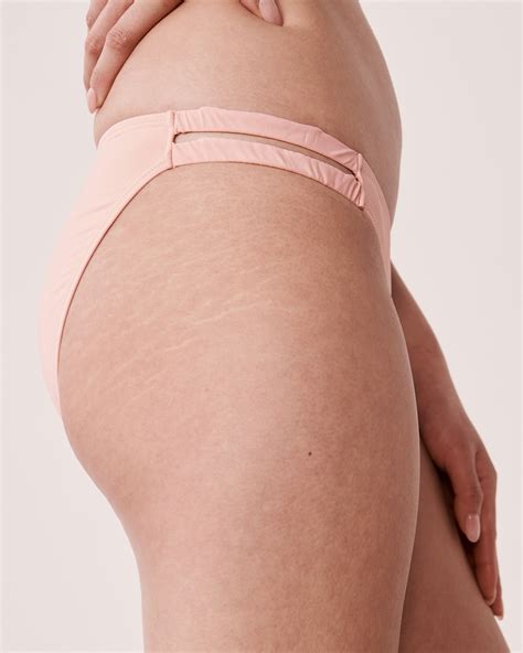 La Vie En Rose SOLID Recycled Fibers Elastic Bands Bikini Bottom