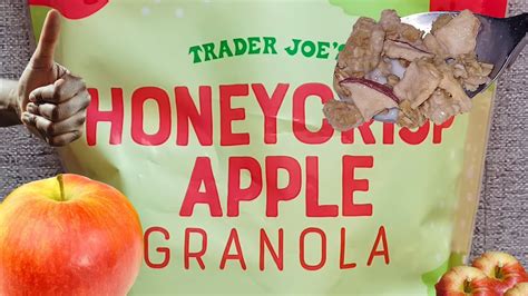 Trader Joe S Honeycrisp Apple Granola YouTube