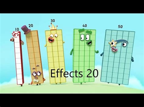 Numberblocks Theme Song Effects 20 But Land Of The Giants YouTube