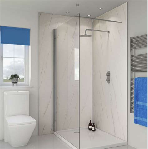 China White Sparkle Pvc Bathroom Wall Panels Mm Thickness