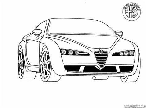 Coloring page - Alfa Romeo (Italy)