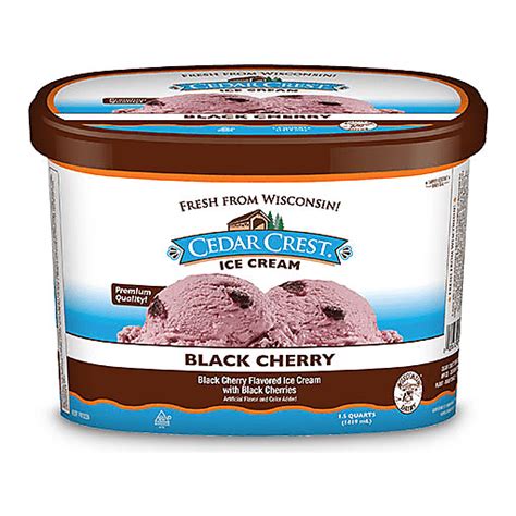 Cedar Crest Blackcherry Ice Cream Square Scrounds Festival Foods