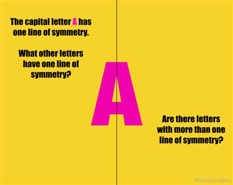 Letter Symmetry – Math Before Bed