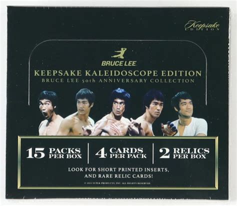 Bruce Lee Keepsake 50th Anniversary Kaleidoscope Edition Hobby Box