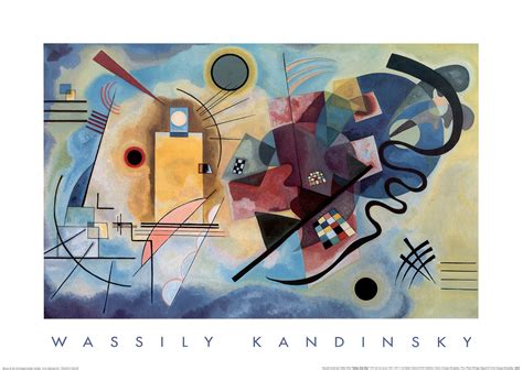 Yellow Red Blue 1925 By Wassily Kandinsky 20 X 28 Inches Art Pri Artistica Fine Art