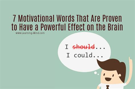 7 Motivational Words That Are Proven to Have a Powerful Effect on the ...