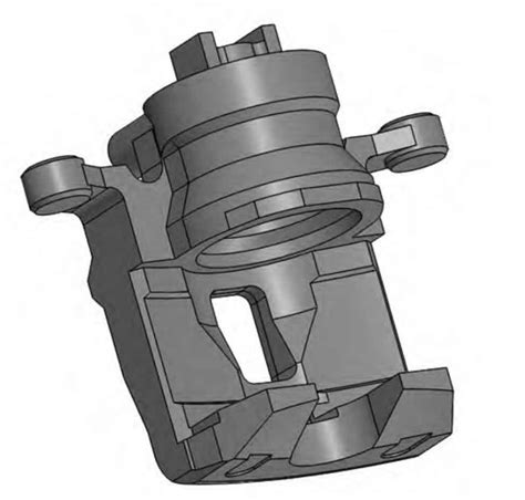 Structure And Technical Requirements Of Nodular Cast Iron Automobile Brake Caliper Castings