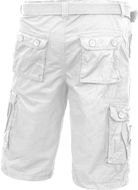 Mp Mens Premium Cargo Shorts With Belt Mens White Shorts Cargo Shorts Shorts