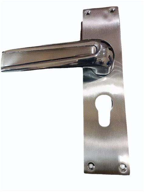 Silver 8ok Inch Zinc Mortise Handle Exterior Door At Rs 1350piece In Aligarh