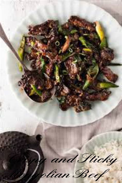 Crispy And Sticky Mongolian Beef