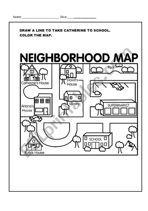 Printable Maps Of My Neighborhood