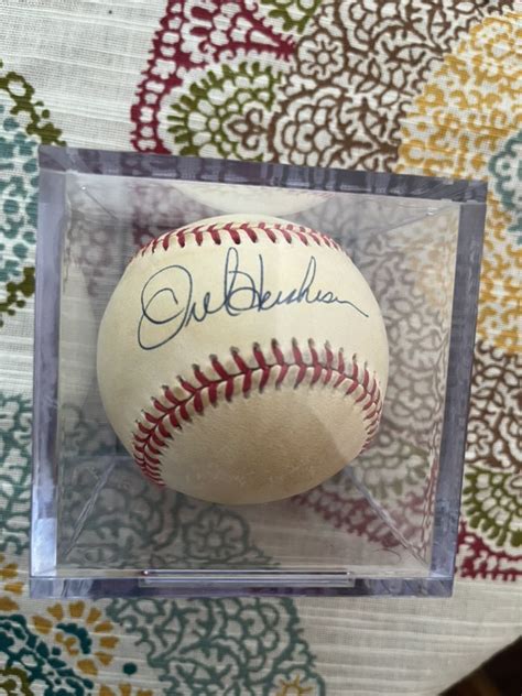 CardboardEchoes On Twitter RT Studcards Orel Hershiser Signed