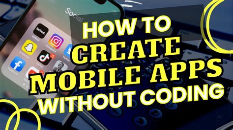 How To Create Mobile Apps Without Coding YouTube