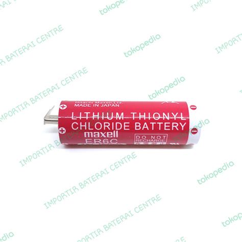 Jual Baterai Battery Lithium PLC Maxell ER6C F2 40BL 3 6V 1800mAh Pin