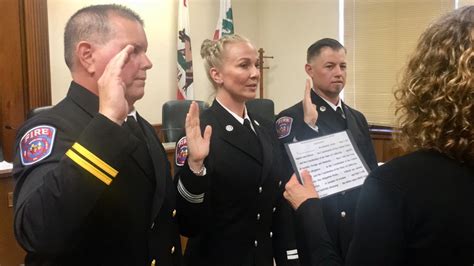 3 receive promotions in Woodland Fire Department – Daily Democrat