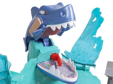 Pista Hot Wheels Batalha Na Praia Do Tubar O Mattel Divermais