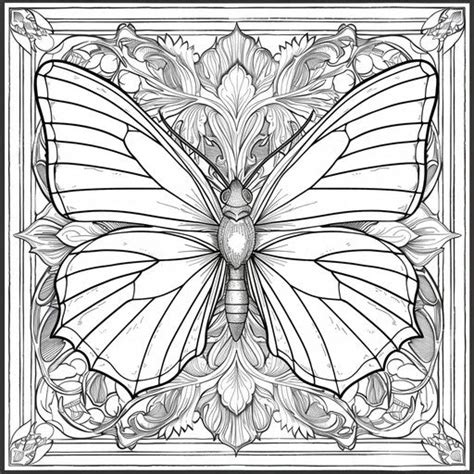 Relax with Butterfly Coloring Pages – IMAGELLA